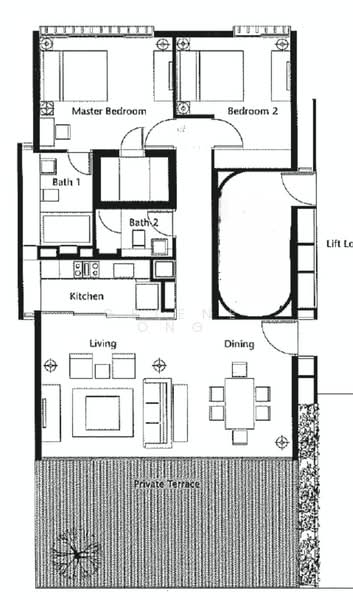 Robertson Blue, 88 Robertson Quay, 2 Bedrooms, 1,464 sqft, Apartment For Sale, by Gelene Ong, 500077435 - PropertyGuru.com.sg