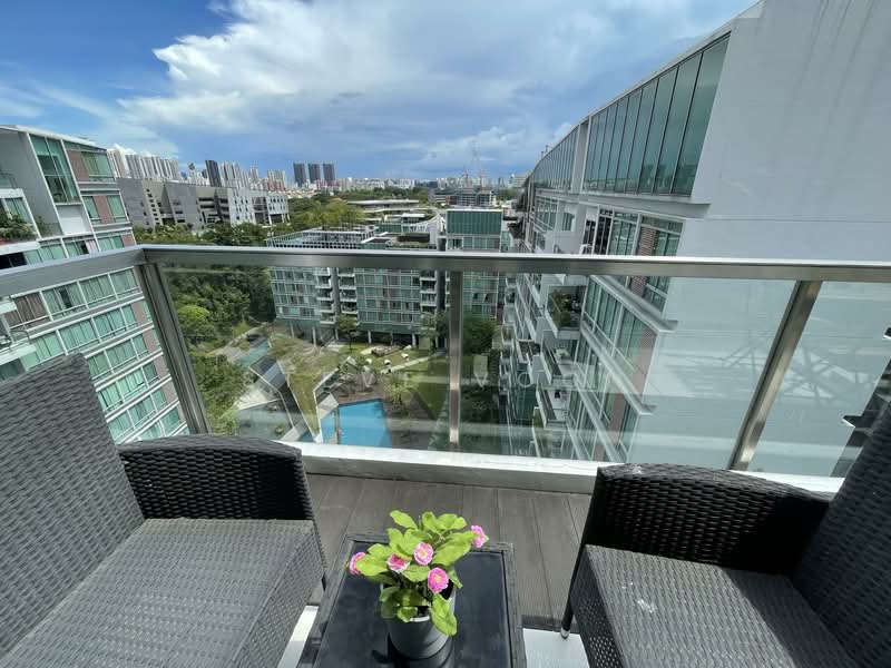 One-North Residences, 7 One-North Gateway, Room Rental, 180 sqft, Apartment For Rent, by Steve Voon, 500077749 - Balcony - PropertyGuru.com.sg