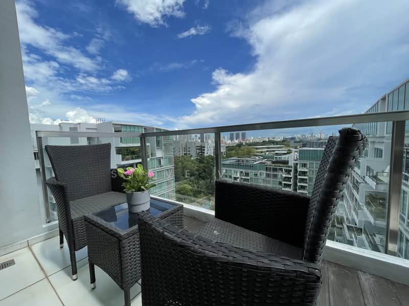 One-North Residences, 7 One-North Gateway, Room Rental, 180 sqft, Apartment For Rent, by Steve Voon, 500077749 - Balcony - PropertyGuru.com.sg