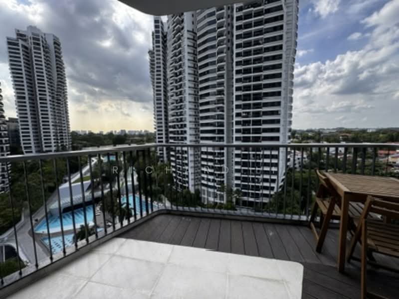 d'Leedon (Former Farrer Court), 9 Leedon Heights, 2 Bedrooms, 1,076 sqft, Condominium For Rent, by Richard Li, 500077765 - Balcony - PropertyGuru.com.sg