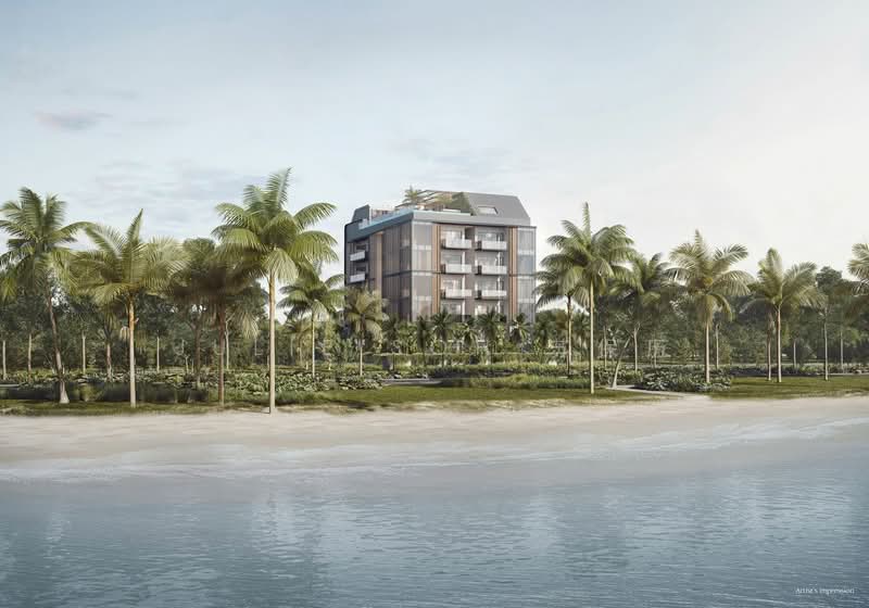 999 yr LeaseHold I Resort Style Beachfront I Brand New Apartment For Sale at S$ 1,780,000 | PropertyGuru Singapore - Exterior