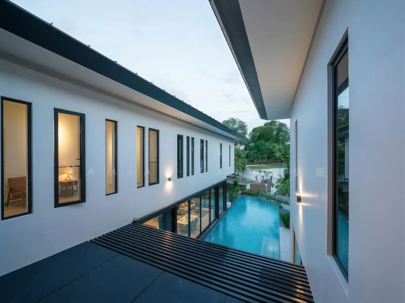 ⭐️RARE MODERN MASTERPIECE IN EWART PARK GCBA: 7-YEAR-OLD 2-STY DETACHED WITH POOL & BASEMENT!⭐️ Detached House For Sale at S$ 33,000,000 | PropertyGuru Singapore - Exterior
