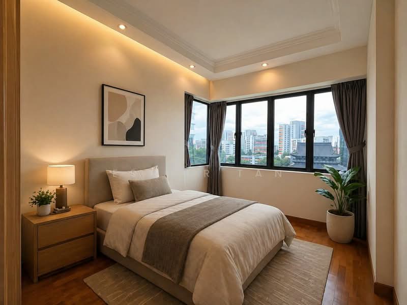Simsville, 2 Geylang East Avenue 2, 2 Bedrooms, 969 sqft, Condominium For Sale, by Esther Tan, 500077821 - Bedroom - PropertyGuru.com.sg