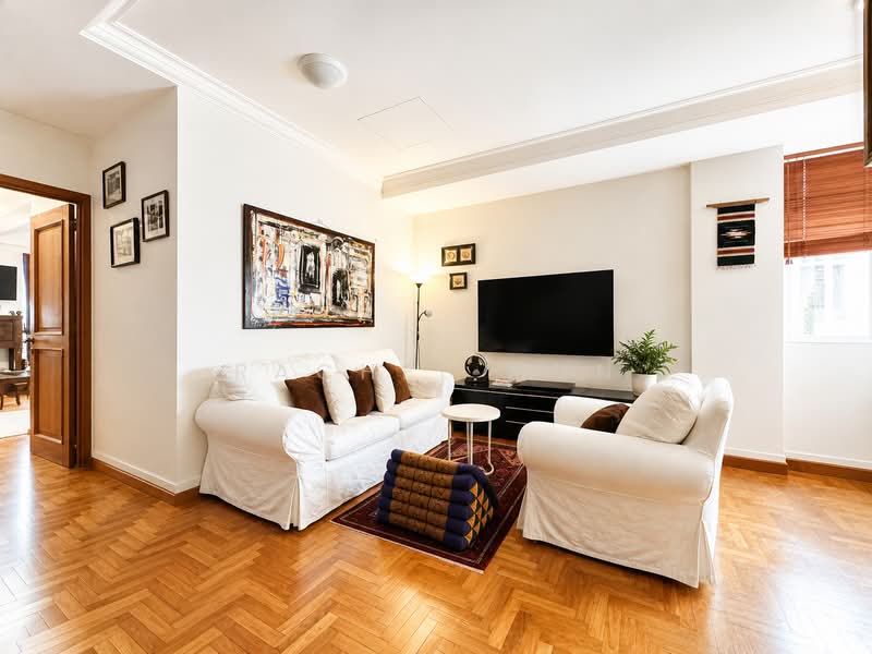 Kew, Quiet Facing Park, Near MRT, 3 Sty, Cosy, Almost, , 4 Bedrooms, 3,200 sqft, Corner Terrace For Sale, by Rachel Mun, 500078078 - Living Room - PropertyGuru.com.sg