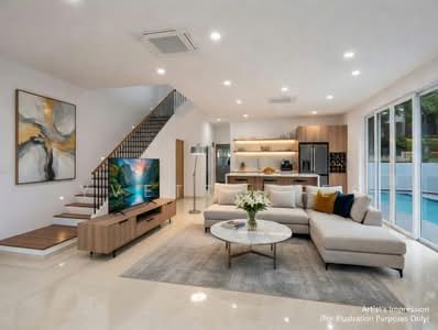 For Sale - ❤️GIANT⚡️Brand New 3 Lvls Corner Terrace at Sennett Estate w Pool, Attic & Lift