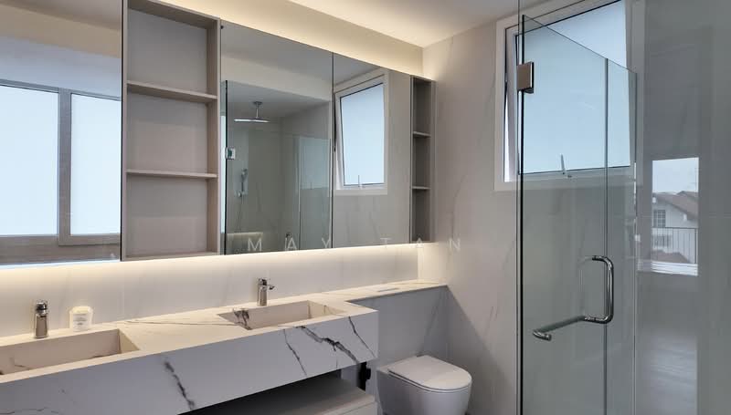 🏡 Top obtained_Brand new 3 Sty Corner Terrace with Mezzanine + Attic Corner Terrace For Sale at S$ 9,200,000 | PropertyGuru Singapore - Bathroom