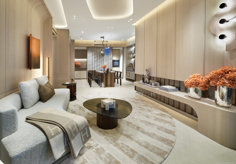 Union Square Residences Condominium For Sale at S$ 2,880,000 | PropertyGuru Singapore - Living Room