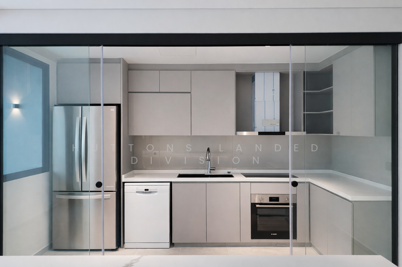 Majestic FH Terrace | Walk To MRT | 1KM To Tao Nan & CHIJ Terraced House For Sale at S$ 9,580,000 | PropertyGuru Singapore - Kitchen