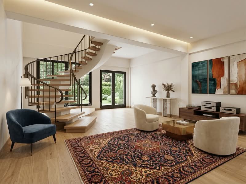 ⭐️PRIME HILLTOP HOUSE FOR REBUILDING! MOTIVATED SELLER! SPECTACULAR UNBLOCKED VIEWS!⭐️ Detached House For Sale at S$ 15,288,000 | PropertyGuru Singapore - Living Room