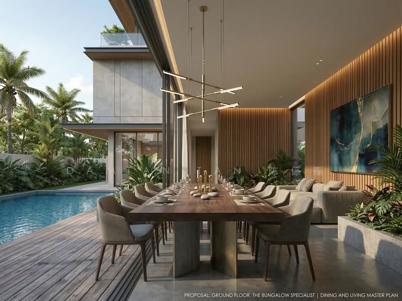⭐️PRIME HILLTOP HOUSE FOR REBUILDING! MOTIVATED SELLER! SPECTACULAR UNBLOCKED VIEWS!⭐️ Detached House For Sale at S$ 15,288,000 | PropertyGuru Singapore - Dining Room