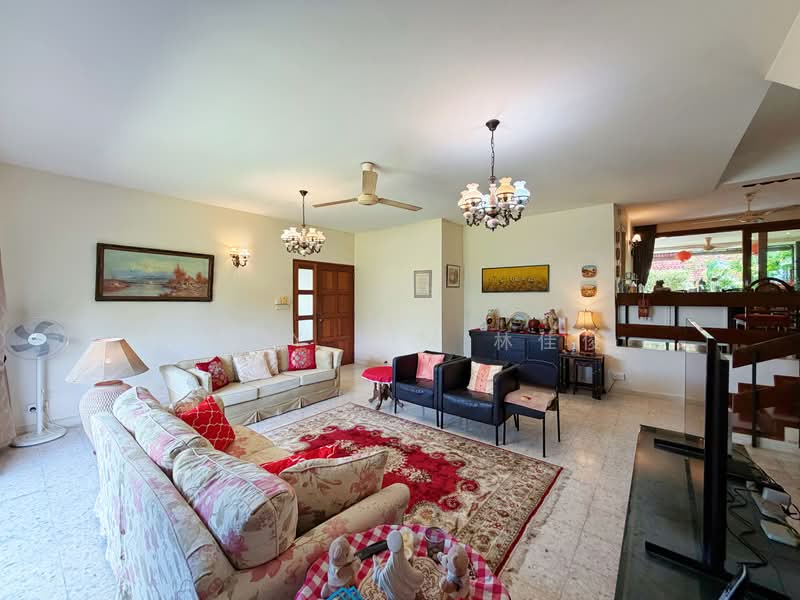 Seletar Hills Estate Semi-Detached House For Sale at S$ 6,780,000 | PropertyGuru Singapore - Living Room