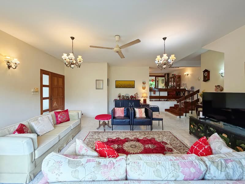 Seletar Hills Estate Semi-Detached House For Sale at S$ 6,780,000 | PropertyGuru Singapore - Living Room