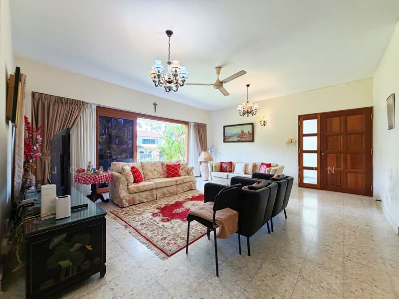 Seletar Hills Estate Semi-Detached House For Sale at S$ 6,780,000 | PropertyGuru Singapore - Living Room