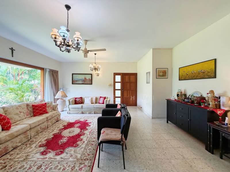 Seletar Hills Estate Semi-Detached House For Sale at S$ 6,780,000 | PropertyGuru Singapore - Living Room