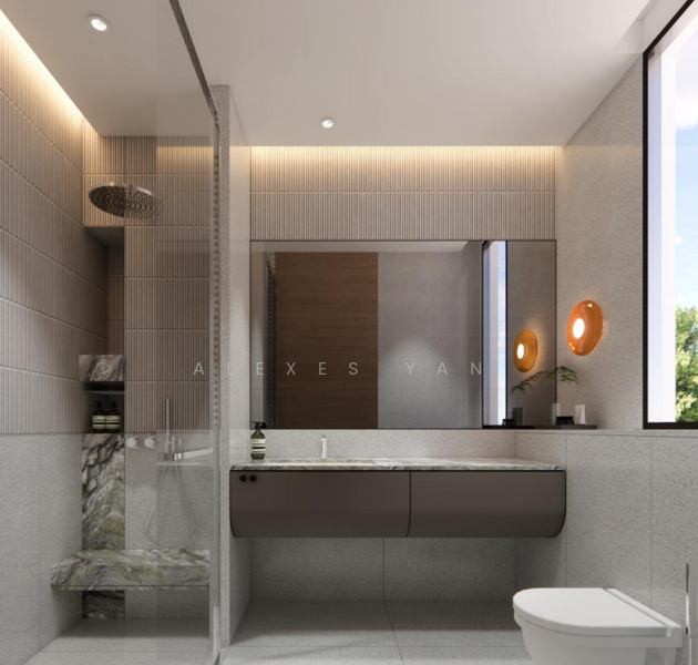 🏆JIA LANDED🏆Auspicious House Number Brand New! Terraced House For Sale at S$ 6,400,000 | PropertyGuru Singapore - Bathroom