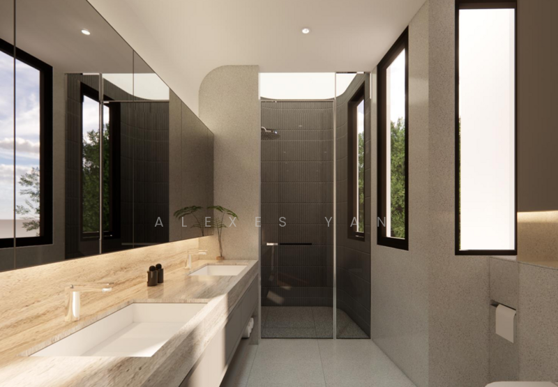 🏆JIA LANDED🏆Auspicious House Number Brand New! Terraced House For Sale at S$ 6,400,000 | PropertyGuru Singapore - Bathroom