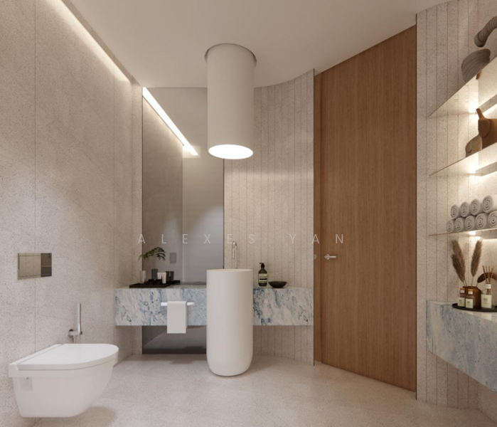 🏆JIA LANDED🏆Auspicious House Number Brand New! Terraced House For Sale at S$ 6,400,000 | PropertyGuru Singapore - Bathroom