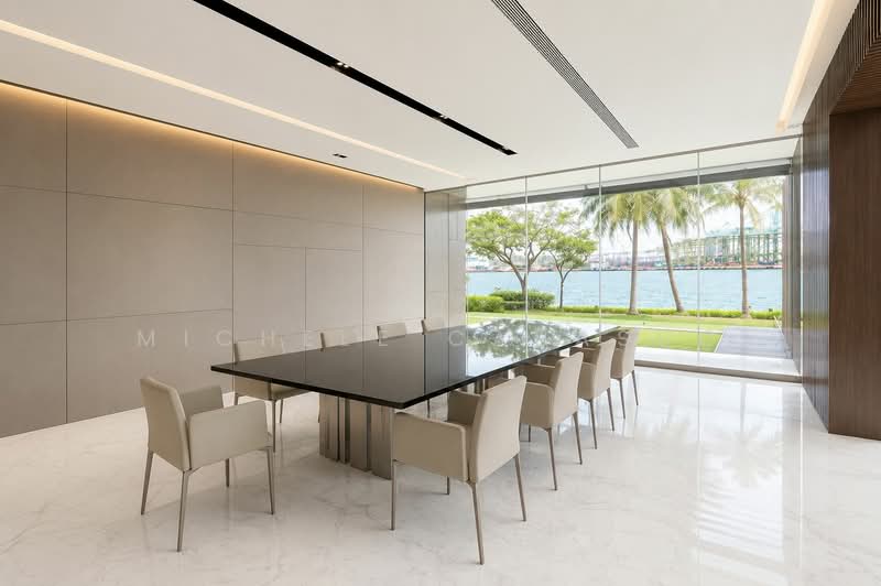 Sentosa Cove, Ocean Drive, 5 Bedrooms, 8,500 sqft, Bungalow House For Rent, by Michele Cabasug, 500078782 - Dining Room - PropertyGuru.com.sg