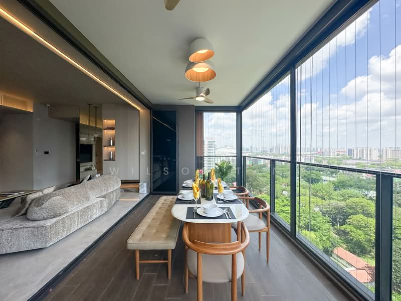 LIV @ MB Condominium For Sale at S$ 4,650,000 | PropertyGuru Singapore - Living Room Balcony