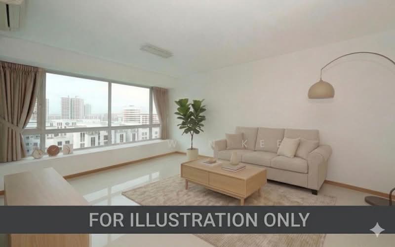 Caspian, 54 Lakeside Drive, 3 Bedrooms, 1,001 sqft, Condominium For Rent, by Tee Wan Kee, 500079515 - Living Room - PropertyGuru.com.sg