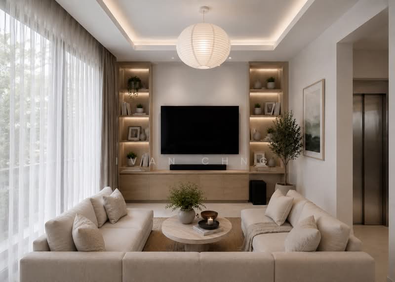 5BR Ensuite with Lift D15 Freehold 3.5 Sty Terrace Walk to 2 MRTs 1km Tao Nan, Lorong L Telok Kurau, 5 Bedrooms, 3,552 sqft, Cluster House For Sale, by Ivan Chng, 500079585 - Living Room - PropertyGuru.com.sg