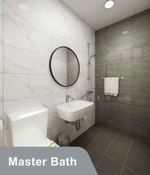 Riverfront Residences, 41 Hougang Avenue 7, 2 Bedrooms, 753 sqft, Condominium For Rent, by Titan Tan, 500079718 - Bathroom - PropertyGuru.com.sg