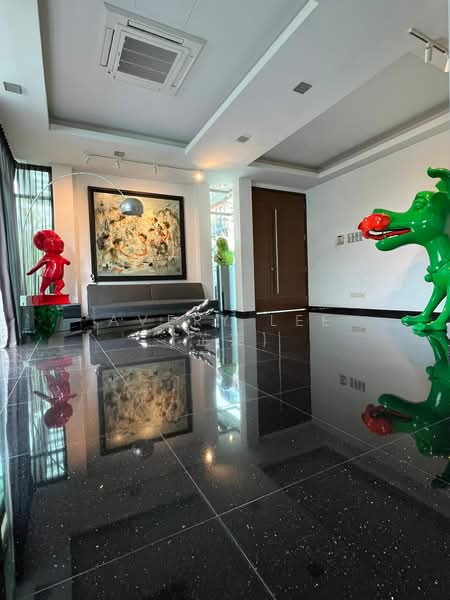 Renovated Corner Landed Seletar Hills Estate Corner Terrace For Sale at S$ 5,480,000 | PropertyGuru Singapore - Living Room