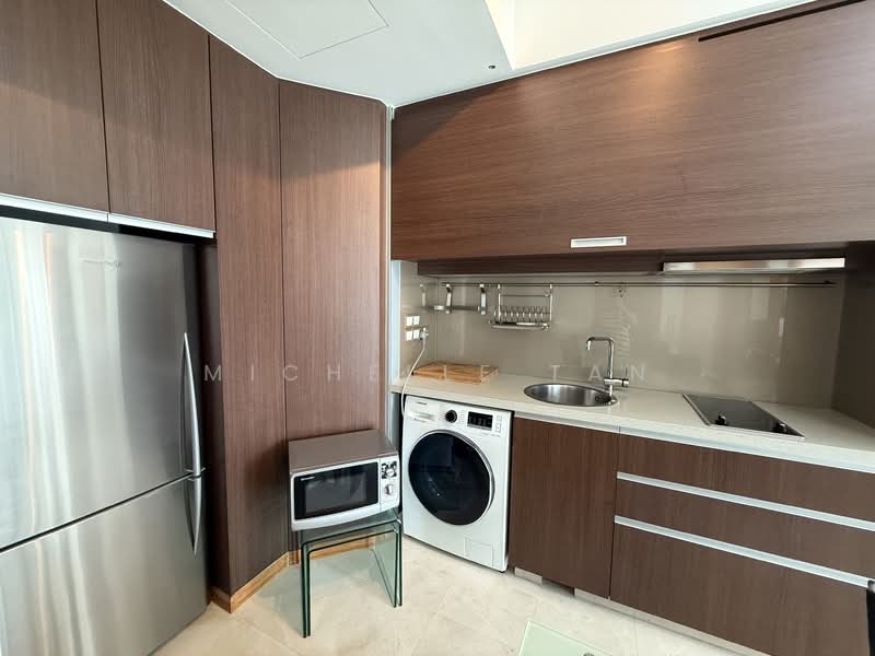 Icon, 10 Gopeng Street, 1 Bedroom, 581 sqft, Apartment For Rent, by Michelle Tan, 500079755 - Kitchen - PropertyGuru.com.sg