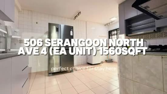 506 Serangoon North Avenue 4, 506 Serangoon North Avenue 4, 4 Bedrooms, 1,560 sqft, HDB Flat For Rent, by Nat Tjew, 500079770 - PropertyGuru.com.sg