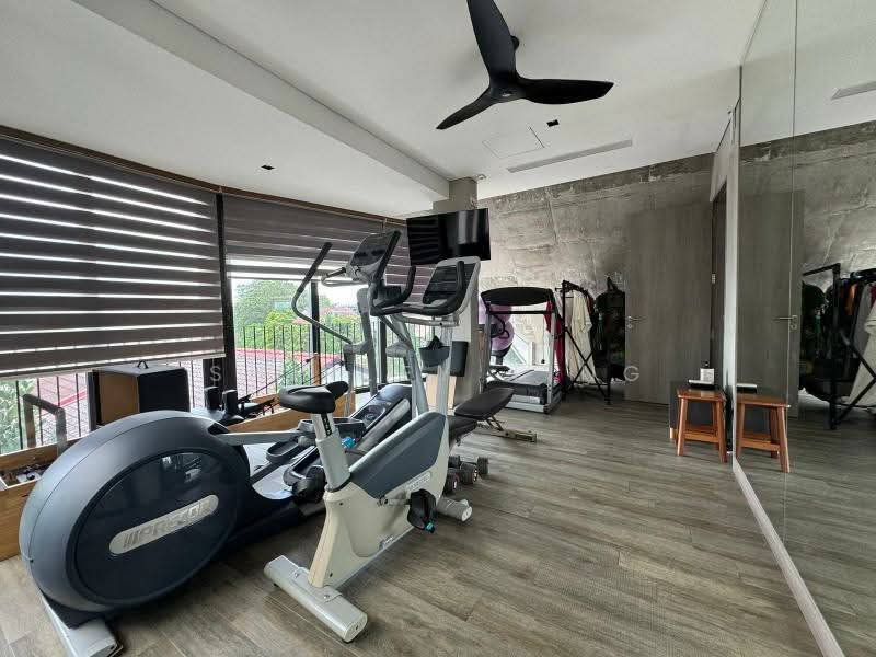 HURRY! $2XXXPSF RENOVATED MOVE IN DETACHED WITH POOL @ BINJAI LOCALE! 9623.4620 ST Detached House For Sale at S$ 13,800,000 | PropertyGuru Singapore - Gym