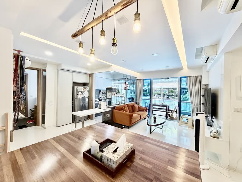 Q Bay Residences Condominium For Sale at S$ 2,450,000 | PropertyGuru Singapore - Living Room