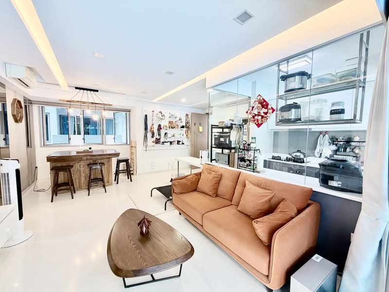 Q Bay Residences Condominium For Sale at S$ 2,450,000 | PropertyGuru Singapore - Living Room