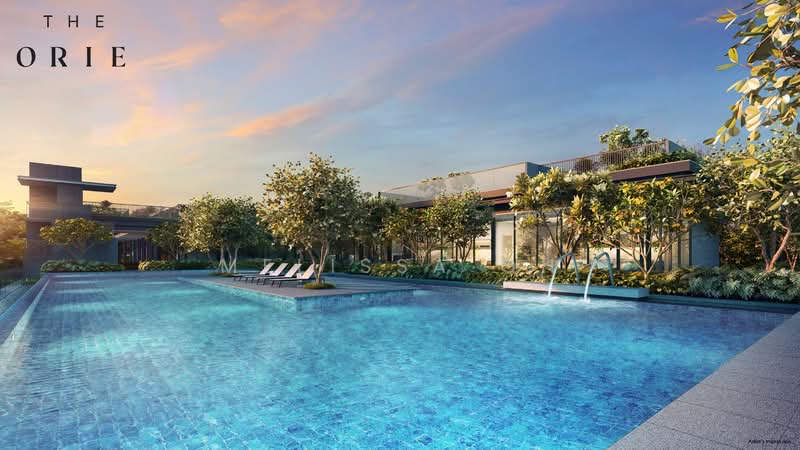 The Orie Condominium For Sale at S$ 3,024,000 | PropertyGuru Singapore - Relaxation Pool
