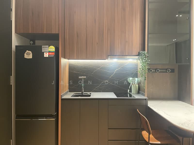 OUE Twin Peaks, 33 Leonie Hill Road, 1 Bedroom, 549 sqft, Condominium For Rent, by Jason Chan, 500080213 - Kitchen - PropertyGuru.com.sg