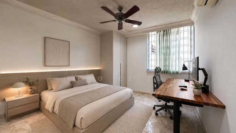 334 Woodlands Street 32, 334 Woodlands Street 32, 3 Bedrooms, 893 sqft, HDB Flat For Sale, by Ping Ee Lu, 500080429 - Bedroom 1 Reimagined with AI - PropertyGuru.com.sg