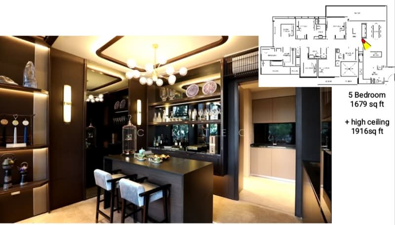 The Florence Residences Condominium For Sale at S$ 3,600,000 | PropertyGuru Singapore - Interior showflat