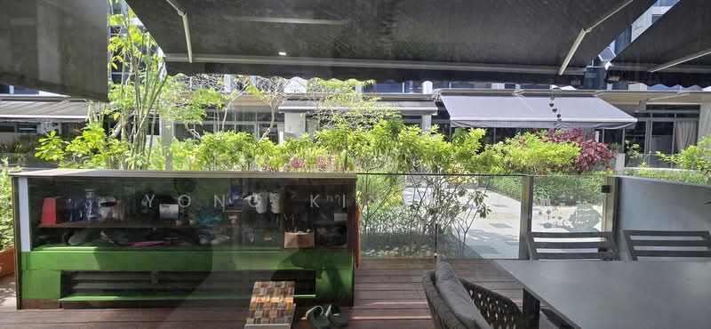 Belgravia Villas, Freehold Corner Terrace, Belgravia Drive, Cluster House, Ang Mo Kio Ave 5 Cluster House For Sale at S$ 4,200,000 | PropertyGuru Singapore - Lvl 1 - Front patio