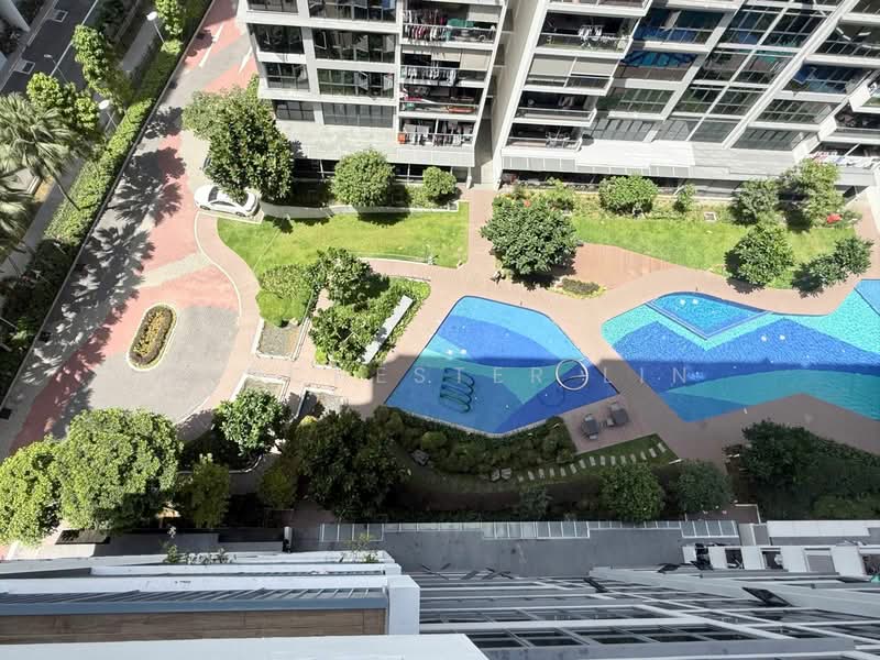 Riverparc Residence Executive Condominium For Sale at S$ 1,620,000 | PropertyGuru Singapore - Pool View from Balcony