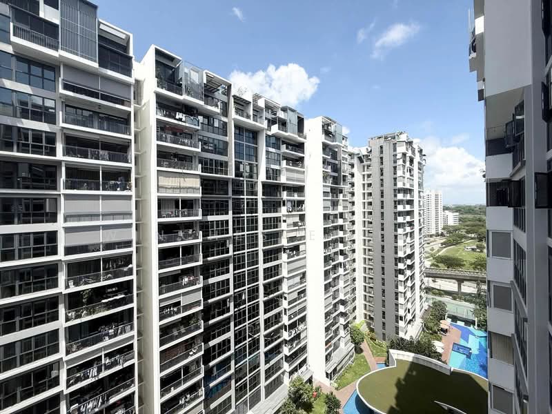 Riverparc Residence Executive Condominium For Sale at S$ 1,620,000 | PropertyGuru Singapore - Unblocked View from Balcony