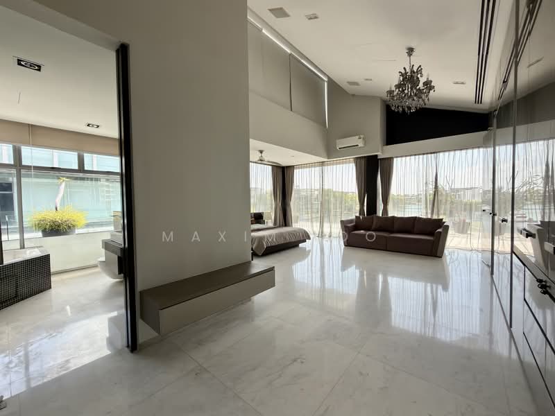 Bungalow with Private Boat Berth and Pool on Sentosa Cove Bungalow House For Sale at S$ 16,000,000 | PropertyGuru Singapore - Bedroom