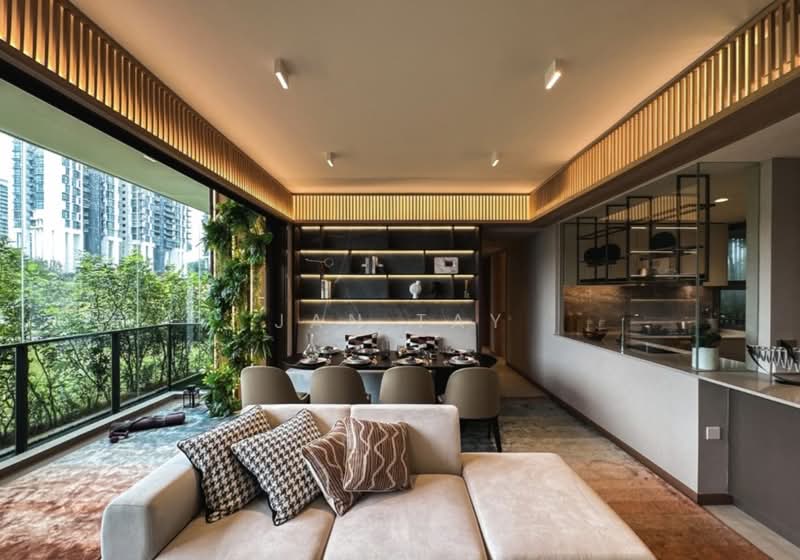 The Botany at Dairy Farm, 3 Dairy Farm Walk, 5 Bedrooms, 1,539 sqft, Condominium For Rent, by Jan Tay, 500080588 - Living Room - PropertyGuru.com.sg