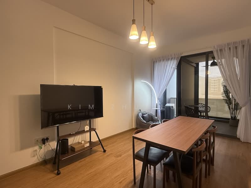 The GATZ, 26 Lorong 32 Geylang, 3 Bedrooms, 1,054 sqft, Condominium For Rent, by Kim Zhuang, 500080651 - Living Room - PropertyGuru.com.sg