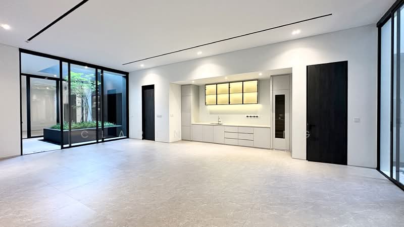 Massive New FH Detached at Holland Grove, 1km to Henry Park Pri, TOP Detached House For Sale at S$ 18,800,000 | PropertyGuru Singapore - Basement Entertainment Room