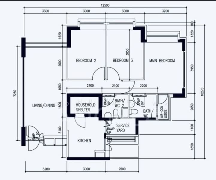 2B Sri Geylang Serai, 2B Geylang Serai, 3 Bedrooms, 1,001 sqft, HDB Flat For Rent, by Hu Yan, 500080787 - PropertyGuru.com.sg