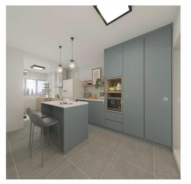 Kitchen - 3D rendering