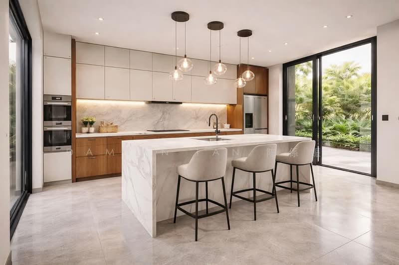 ⭐️RARE & ONLY BRAND NEW CORNER TERRACE IN D10! | WITHIN 1KM TO HENRY PARK PRIMARY | NEAR MRT & MKT⭐️ Corner Terrace For Sale at S$ 9,380,000 | PropertyGuru Singapore - Kitchen