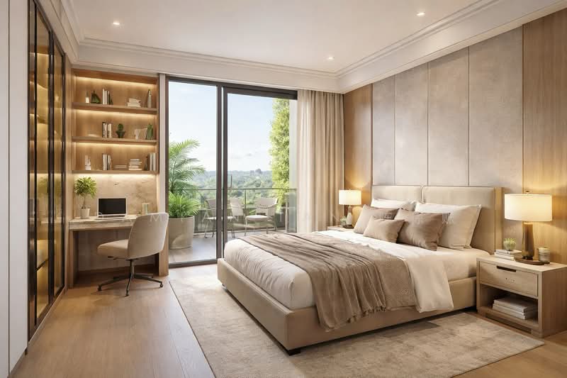 ⭐️RARE & ONLY BRAND NEW CORNER TERRACE IN D10! | WITHIN 1KM TO HENRY PARK PRIMARY | NEAR MRT & MKT⭐️ Corner Terrace For Sale at S$ 9,380,000 | PropertyGuru Singapore - Bedroom