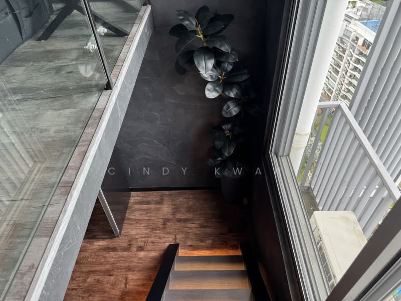 The Hillier Condominium For Sale at S$ 1,200,000 | PropertyGuru Singapore - Stairs to Loft Level