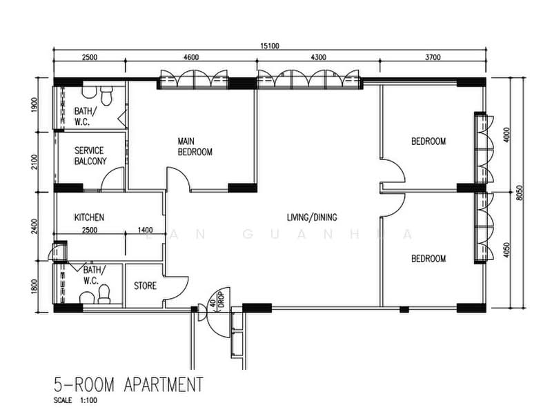 40 Cambridge Road, 40 Cambridge Road, 3 Bedrooms, 1,291 sqft, HDB Flat For Sale, by Lean Guanhua, 500081168 - PropertyGuru.com.sg