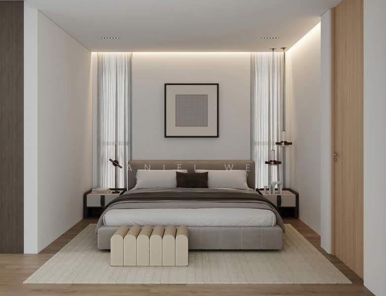 Avant Garde Detached House For Sale at S$ 16,498,800 | PropertyGuru Singapore - Bedroom (Artist Impression)